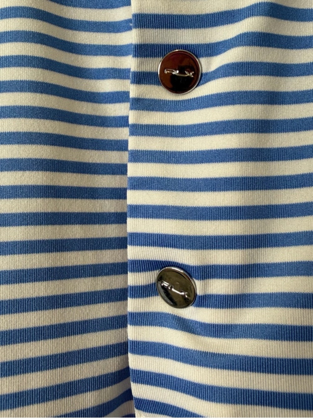 RLX Ralph Lauren Womens Tailored Fit Golf Polo Shirt Striped Womens Size Medium - Picture 3 of 7